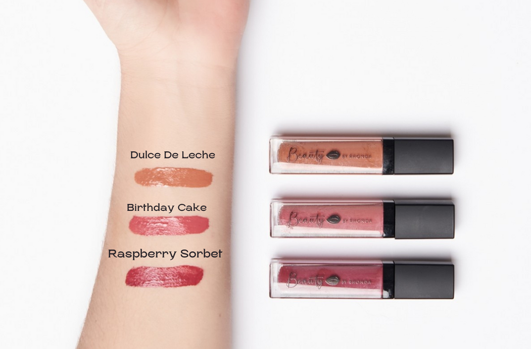 Cocoa Hemp Matte Lip Gloss: Birthday cake