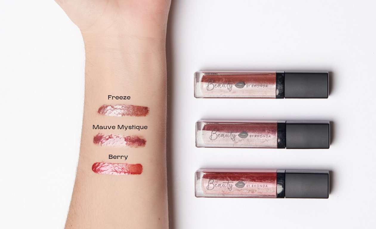 Mineral Vanilla Bean Lip Gloss: Mauve Mystique